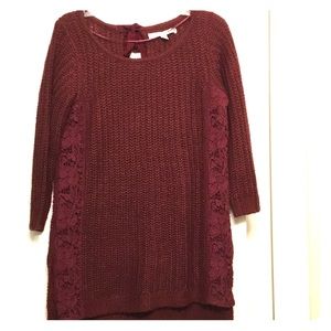 Burgundy Lauren Conrad Sweater